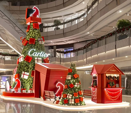 今年圣誕，看看這些大牌怎么做圣誕裝飾